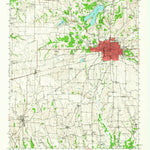 United States Geological Survey Paris, TX (1948, 62500-Scale) digital map