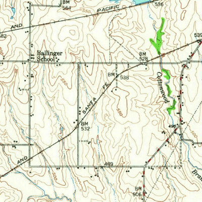 United States Geological Survey Paris, TX (1948, 62500-Scale) digital map