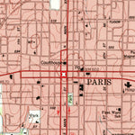 United States Geological Survey Paris, TX (1984, 24000-Scale) digital map