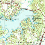United States Geological Survey Paris, TX-OK (1991, 100000-Scale) digital map