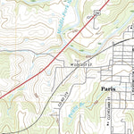 United States Geological Survey Paris West, MO (2021, 24000-Scale) digital map