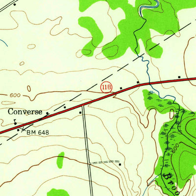 United States Geological Survey Parishville, NY (1943, 24000-Scale) digital map