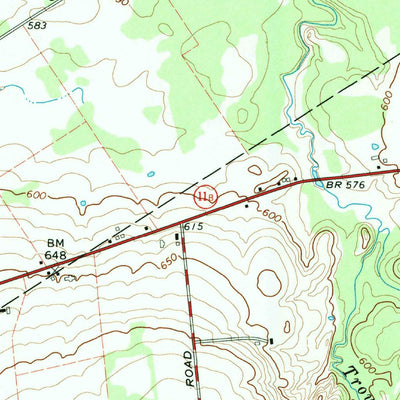 United States Geological Survey Parishville, NY (1964, 24000-Scale) digital map