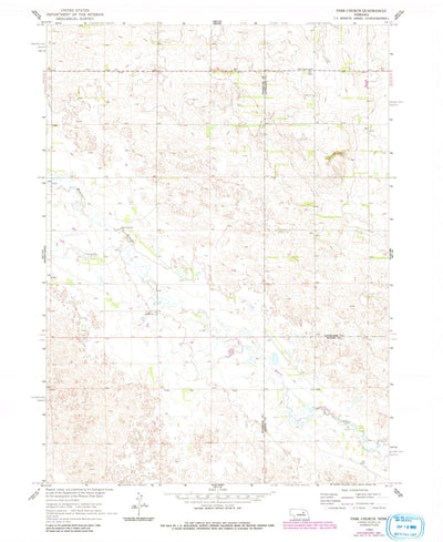 United States Geological Survey Park Church, NE (1960, 24000-Scale) digital map