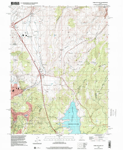 United States Geological Survey Park City East, UT (1999, 24000-Scale) digital map