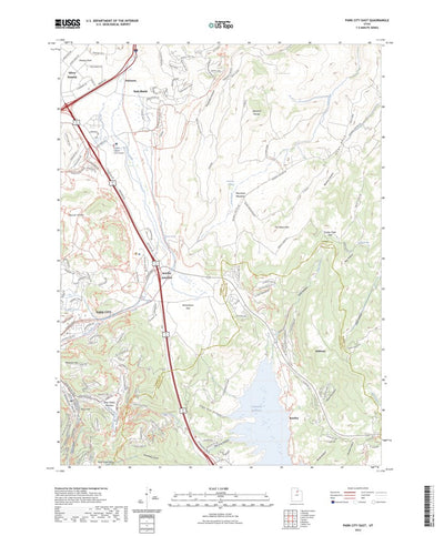 United States Geological Survey Park City East, UT (2023, 24000-Scale) digital map