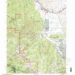 United States Geological Survey Park City West, UT (1998, 24000-Scale) digital map