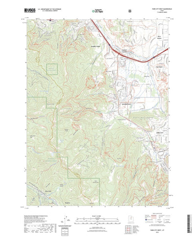 United States Geological Survey Park City West, UT (2023, 24000-Scale) digital map
