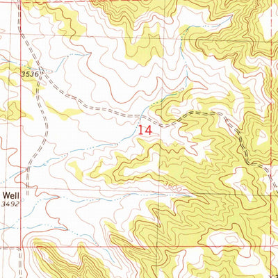 United States Geological Survey Park Coulee, MT (1980, 24000-Scale) digital map