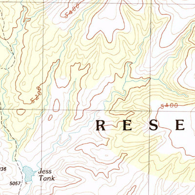United States Geological Survey Park Creek Cabins, AZ (1989, 24000-Scale) digital map
