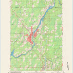 United States Geological Survey Park Falls, WI (1984, 24000-Scale) digital map
