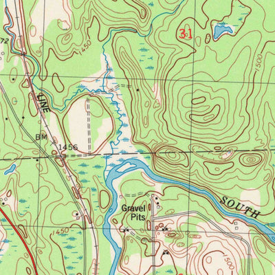 United States Geological Survey Park Falls, WI (1984, 24000-Scale) digital map