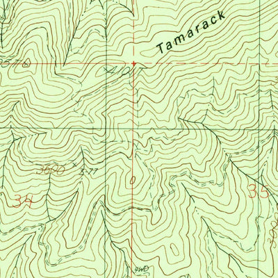 United States Geological Survey Park, ID (1990, 24000-Scale) digital map
