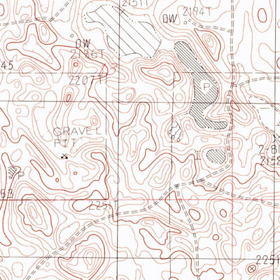 United States Geological Survey Park Lake, MT (1983, 24000-Scale) digital map