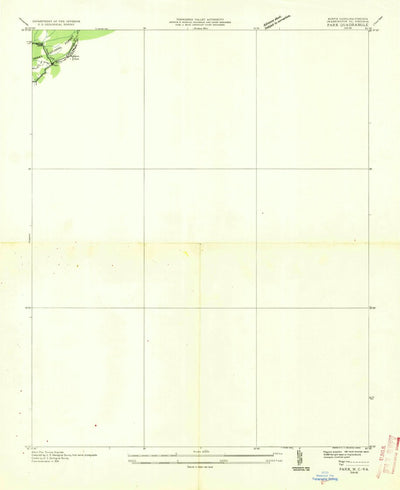 United States Geological Survey Park, NC-VA (1935, 24000-Scale) digital map