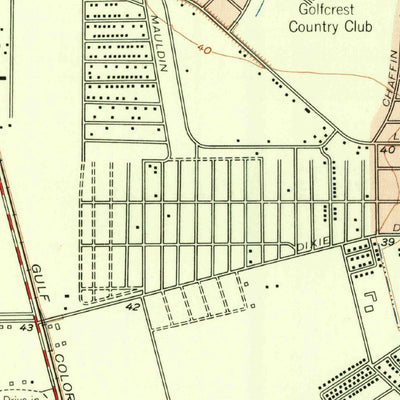 United States Geological Survey Park Place, TX (1955, 24000-Scale) digital map