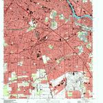 United States Geological Survey Park Place, TX (1995, 24000-Scale) digital map