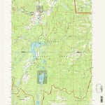 United States Geological Survey Park Reservoir, WY (1993, 24000-Scale) digital map