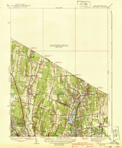 United States Geological Survey Park Ridge, NJ-NY (1939, 31680-Scale) digital map