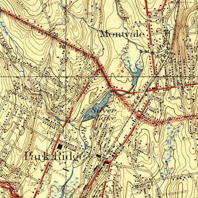 United States Geological Survey Park Ridge, NJ-NY (1945, 31680-Scale) digital map