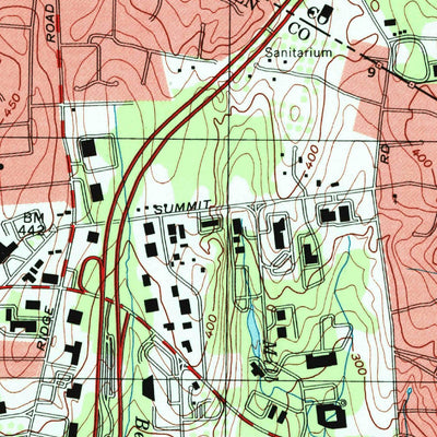 United States Geological Survey Park Ridge, NJ-NY (1995, 24000-Scale) digital map
