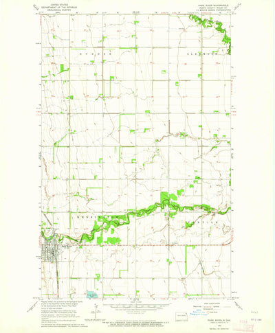 United States Geological Survey Park River, ND (1963, 24000-Scale) digital map