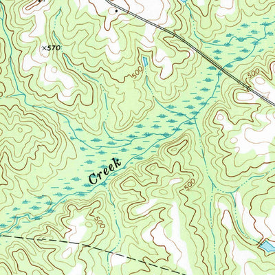 United States Geological Survey Park Spring, NC (1972, 24000-Scale) digital map