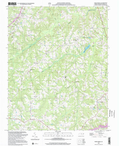 United States Geological Survey Park Spring, NC (2002, 24000-Scale) digital map