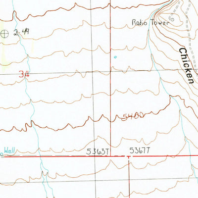 United States Geological Survey Park Valley, UT (1990, 24000-Scale) digital map
