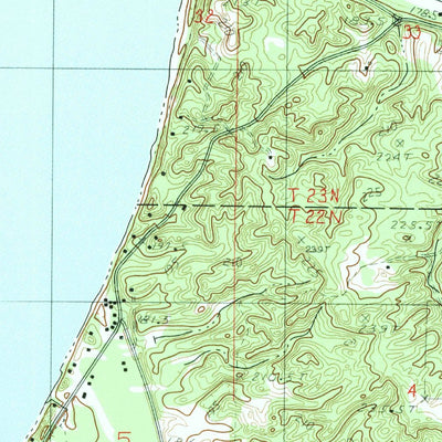 United States Geological Survey Parkdale, MI (1983, 25000-Scale) digital map