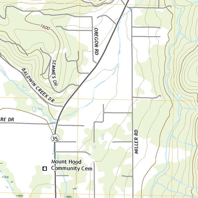 United States Geological Survey Parkdale, OR (2020, 24000-Scale) digital map