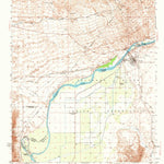 United States Geological Survey Parker, AZ-CA (1949, 62500-Scale) digital map