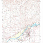 United States Geological Survey Parker, AZ-CA (1970, 24000-Scale) digital map