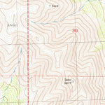 United States Geological Survey Parker Canyon, NV-CA (1980, 24000-Scale) digital map
