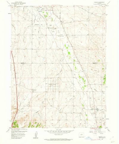 United States Geological Survey Parker, CO (1957, 24000-Scale) digital map