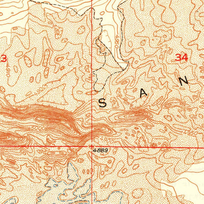 United States Geological Survey Parker, ID (1950, 24000-Scale) digital map