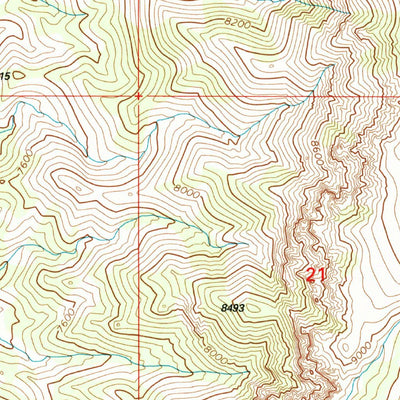 United States Geological Survey Parker Knoll, UT (2001, 24000-Scale) digital map
