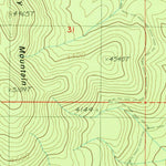 United States Geological Survey Parker Mountain, OR-CA (1988, 24000-Scale) digital map