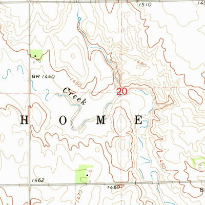United States Geological Survey Parker NE, SD (1968, 24000-Scale) digital map