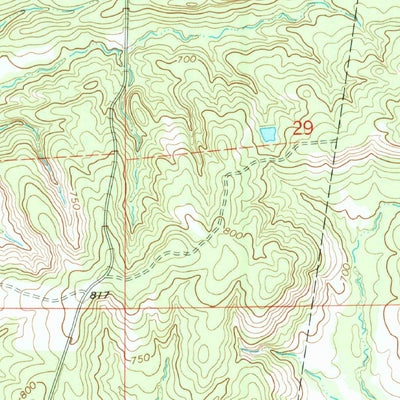 United States Geological Survey Parker, OK (1967, 24000-Scale) digital map