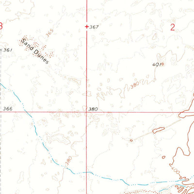 United States Geological Survey Parker SE, AZ-CA (1970, 24000-Scale) digital map