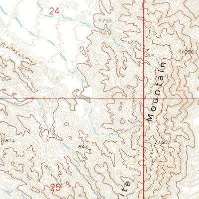 United States Geological Survey Parker SE, AZ-CA (1970, 24000-Scale) digital map