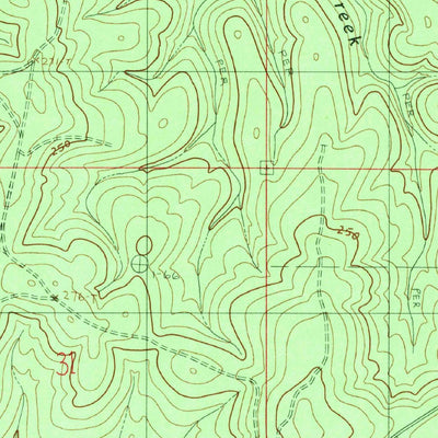 United States Geological Survey Parker Springs, AL (1982, 24000-Scale) digital map