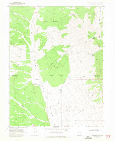 United States Geological Survey Parker Station, NV (1969, 24000-Scale) digital map
