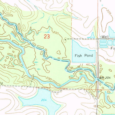 United States Geological Survey Parkers Corner, AR (1969, 24000-Scale) digital map