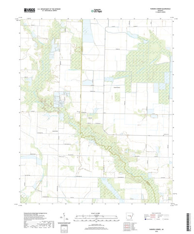 United States Geological Survey Parkers Corner, AR (2020, 24000-Scale) digital map