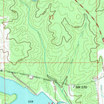 United States Geological Survey Parkers Crossroads, AL (1971, 24000-Scale) digital map