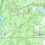 United States Geological Survey Parkers Crossroads, AL (1971, 24000-Scale) digital map