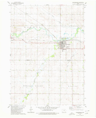 United States Geological Survey Parkersburg, IA (1980, 24000-Scale) digital map