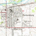 United States Geological Survey Parkersburg, IA (1980, 24000-Scale) digital map
